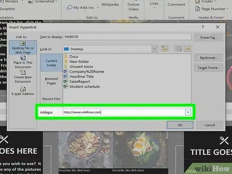 Imagem intitulada Insert a Hyperlink in Microsoft Word Step 4