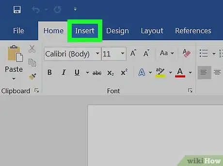Imagem intitulada Insert a Line in Word Step 3