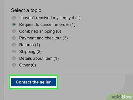 Imagem intitulada Cancel an Order on eBay Step 15