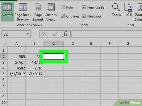 Imagem intitulada Compare Data in Excel Step 1