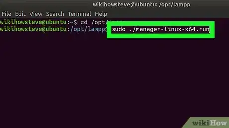 Imagem intitulada Install XAMPP on Linux Step 14
