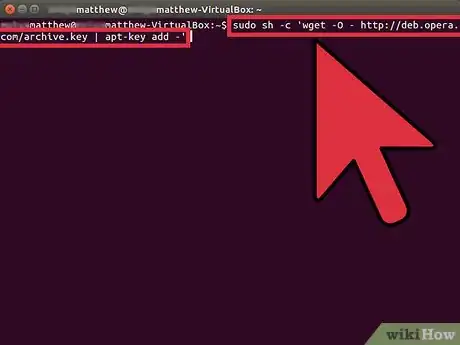 Imagem intitulada Install Opera Browser Through Terminal on Ubuntu Step 1