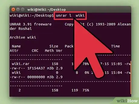 Imagem intitulada Unrar Files in Linux Step 10