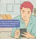 Acalmar uma Pessoa Ansiosa por Mensagens de Texto