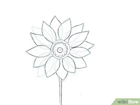 Imagem intitulada Draw a Flower Step 7