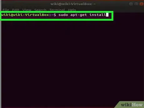 Imagem intitulada Install and Uninstall Applications from Terminal in Ubuntu Step 1