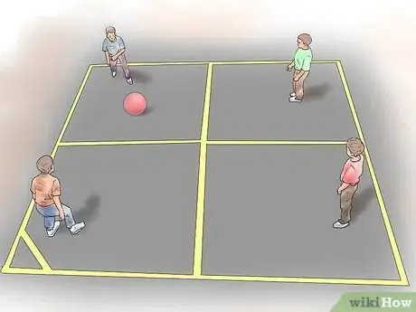 Imagem intitulada Play Four Square Step 2