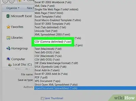Imagem intitulada Convert Excel to CSV on PC or Mac Step 5