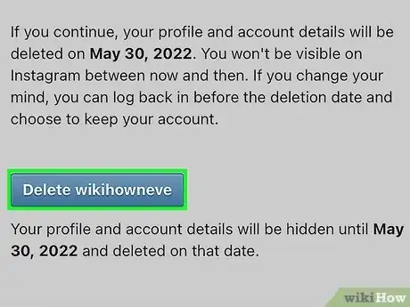 Imagem intitulada Delete an Instagram Account Without Logging in Step 6