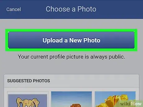 Imagem intitulada Change Your Facebook Profile Picture Without Cropping on Android Step 15