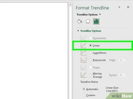 Imagem intitulada Add a Best Fit Line in Excel Step 7