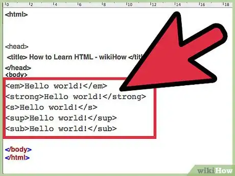 Imagem intitulada Learn HTML Step 7