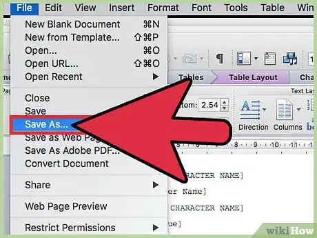 Imagem intitulada Write Screenplays Using Microsoft Word Step 4