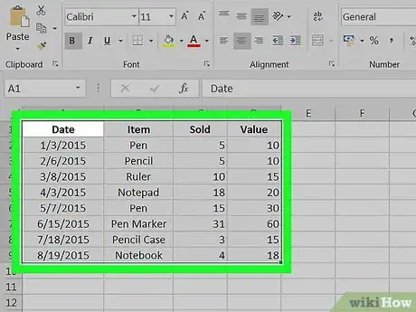 Imagem intitulada Convert Excel to Word Step 1