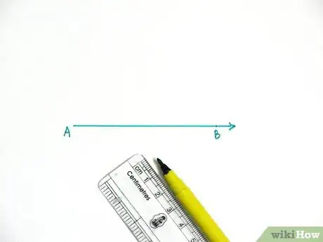 Imagem intitulada Construct a 30 Degrees Angle Using Compass and Straightedge Step 1