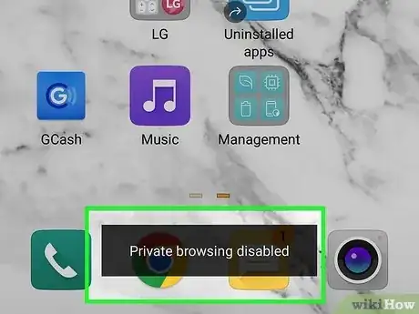 Imagem intitulada Disable Incognito Mode on Android Step 4
