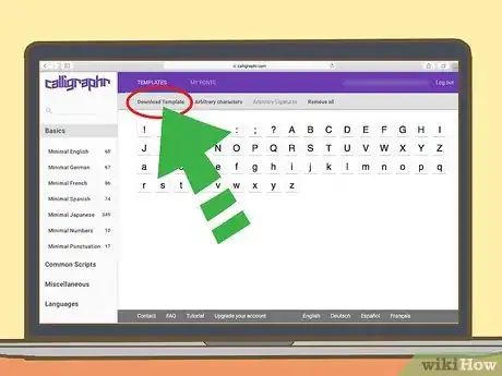 Imagem intitulada Create a Font Step 7