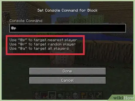 Imagem intitulada Use Command Blocks in Minecraft Step 9