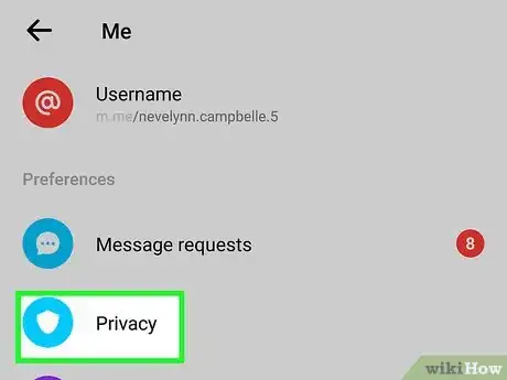 Imagem intitulada Control Who Can Send You Messages on Facebook Step 3