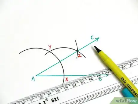 Imagem intitulada Construct a 30 Degrees Angle Using Compass and Straightedge Step 5