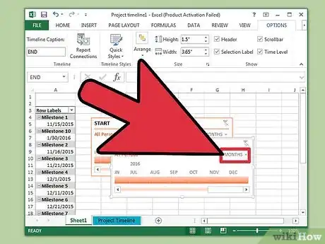 Imagem intitulada Create a Timeline in Excel Step 12