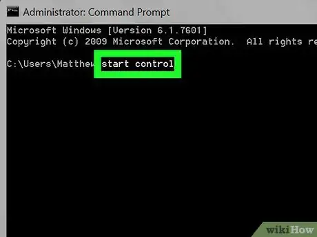 Imagem intitulada Start the Control Panel from the Command Line Step 4