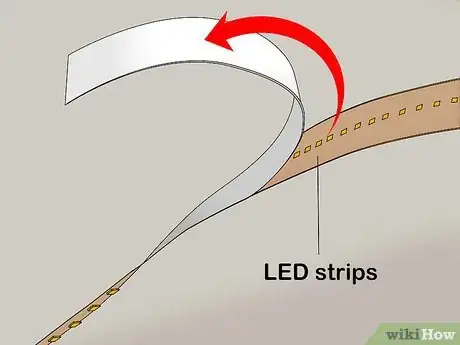 Imagem intitulada Hide LED Light Strips Step 12