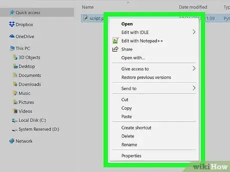 Imagem intitulada Use Windows Command Prompt to Run a Python File Step 3