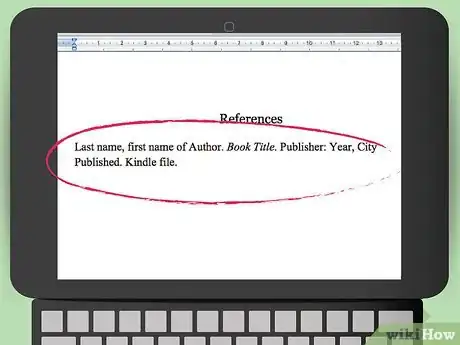 Imagem intitulada Cite a Kindle eBook Step 4