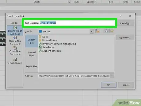 Imagem intitulada Add Links in Excel Step 11