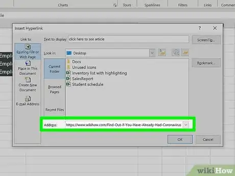Imagem intitulada Add Links in Excel Step 10