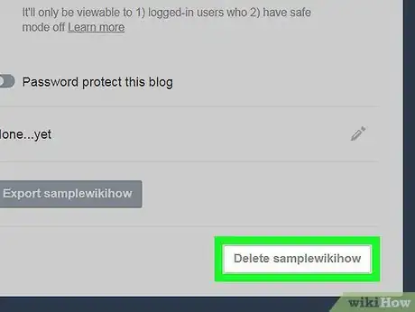 Imagem intitulada Delete a Blog on Tumblr Step 7