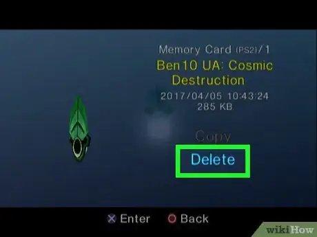 Imagem intitulada Delete Data off Your PS2 Memory Card Step 6