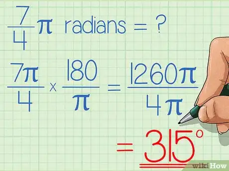 Imagem intitulada Convert Radians to Degrees Step 3