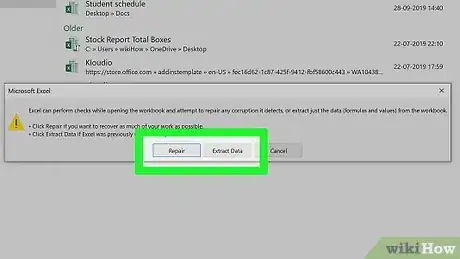 Imagem intitulada Recover a Corrupt Excel File Step 8