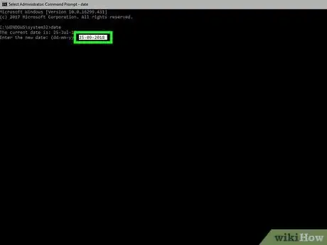 Imagem intitulada Change the Computer Time and Date Using the Command Prompt Step 13