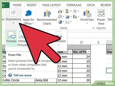 Imagem intitulada Add Images in Excel Step 5