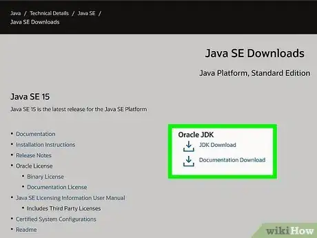 Imagem intitulada Install the Java Software Development Kit Step 2