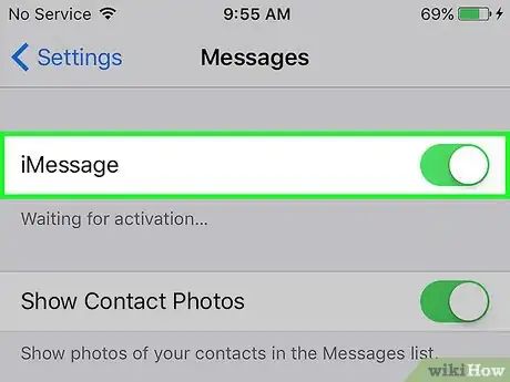Imagem intitulada Activate iMessage Step 3