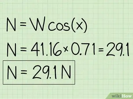 Imagem intitulada Find Normal Force Step 9