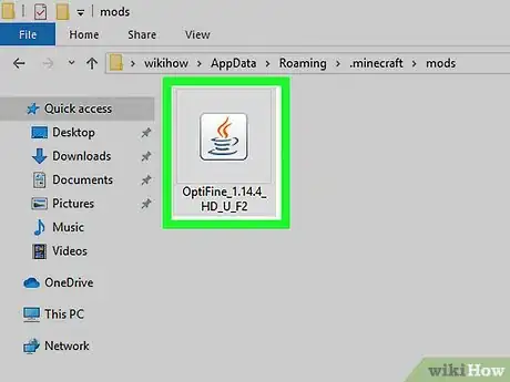 Imagem intitulada Install the OptiFine Mod for Minecraft Step 11