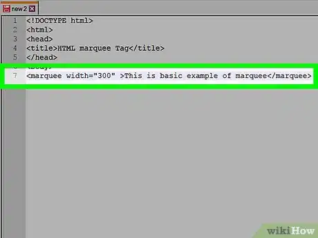 Imagem intitulada Make Text Blink in HTML Step 3