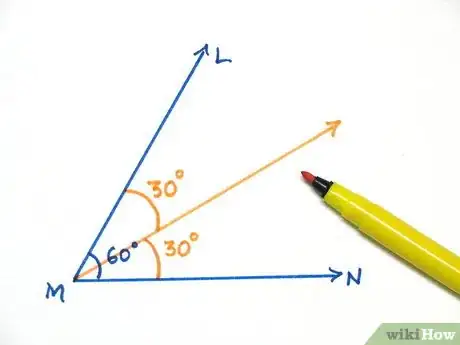 Imagem intitulada Construct a 30 Degrees Angle Using Compass and Straightedge Step 7Bullet1