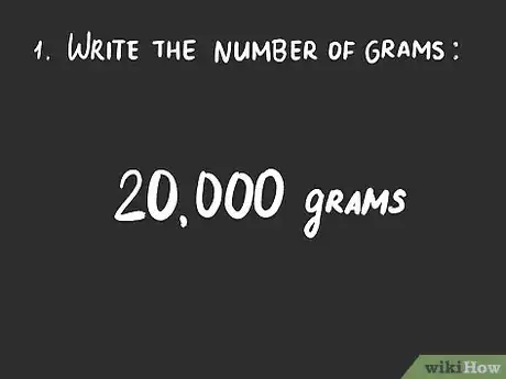Imagem intitulada Convert Grams to Kilograms Step 1