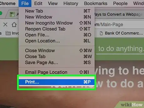 Imagem intitulada Convert a Webpage to PDF Step 2