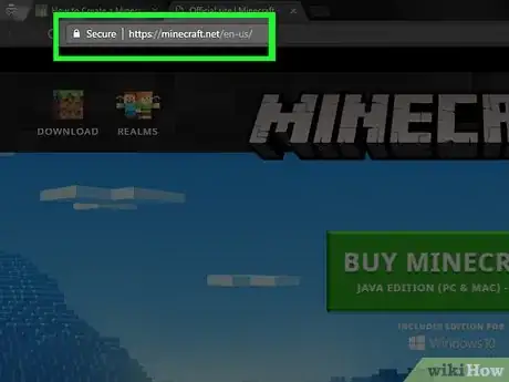 Imagem intitulada Create a Minecraft Account Step 1