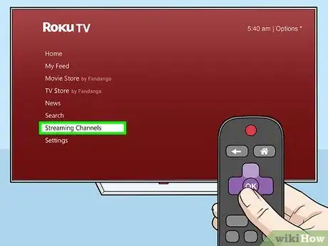 Imagem intitulada Get YouTube on Roku Step 2