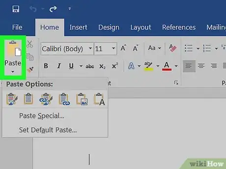 Imagem intitulada Convert Excel to Word Step 3