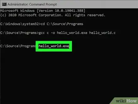 Imagem intitulada Compile a C Program Using the GNU Compiler (GCC) Step 16
