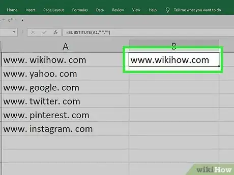 Imagem intitulada Remove Spaces Between Characters and Numbers in Excel Step 16
